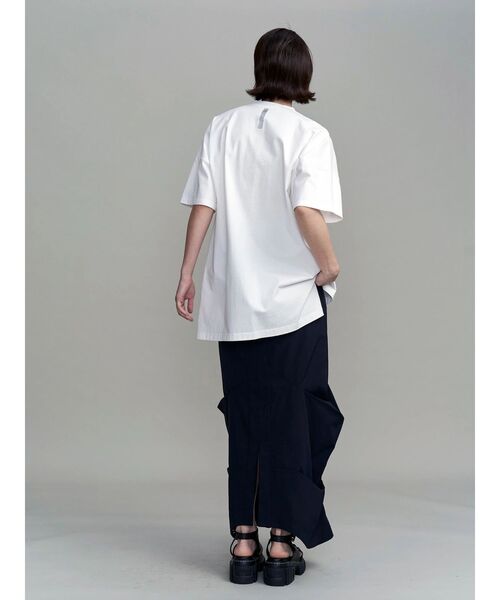 UN3D.（アンスリード）の「TIE-DYE STRIPE PRINT T-SH / タイダイストライププリントTシャツ（Tシャツ/カットソー・レディース・ブラック/ホワイト・44/38）」の13枚目の写真