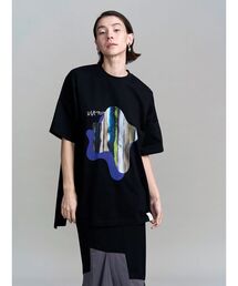 UN3D.（アンスリード）の「TIE-DYE STRIPE PRINT T-SH   タイダイストライププリントTシャツ（Tシャツ/カットソー）」