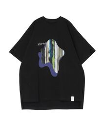 UN3D.（アンスリード）の「TIE-DYE STRIPE PRINT T-SH / タイダイストライププリントTシャツ（Tシャツ/カットソー）」