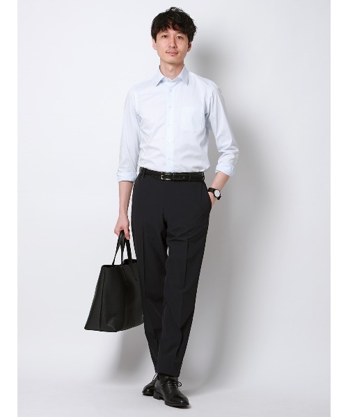SUIT SQUARE(スーツスクエア)の「"超"伸びる涼しい最高パンツ/テーパードパンツ/ウォッシャブル/ストレッチ/無地/RS07(スラックス・メンズ・ネイビー/ライトグレー/グレー/ブラック・SS/S/M/L/LL/3L/3S)」の13枚目の写真