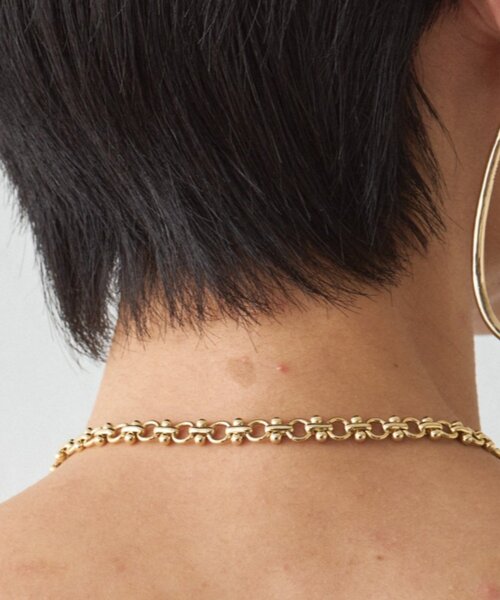 LOUNGEDRESS（ラウンジドレス）の「【GALENA/ガレナ】コインチェーンチョーカー（リング・レディース・ゴールド・FREE）」の3枚目の写真