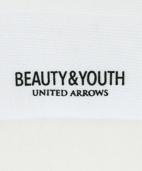 BEAUTY&YOUTH UNITED ARROWS（ビューティーアンドユースユナイテッドアローズ）の「フリーダム スタンダード エンブロイダリー ロゴ クウォーター ソックス（ソックス/靴下・メンズ・オフホワイト/ブラック/ホワイト・FREE）」の12枚目の写真
