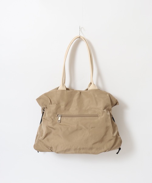 FUNALIVE(ファンアライブ)の「刺繍シボリトートBAG(トートバッグ・レディース・スモークピンク/ブラック/ベージュ・FREE)」の7枚目の写真