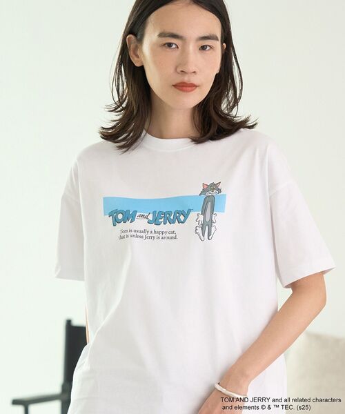 Tom&Jerry(トムアンドジェリー)の「トム/T(Tシャツ/カットソー・レディース・ホワイト・FREE)」の12枚目の写真