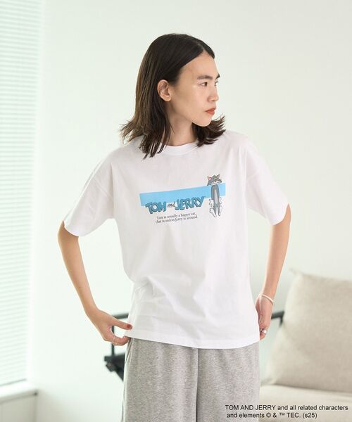 Tom&Jerry(トムアンドジェリー)の「トム/T(Tシャツ/カットソー・レディース・ホワイト・FREE)」の13枚目の写真
