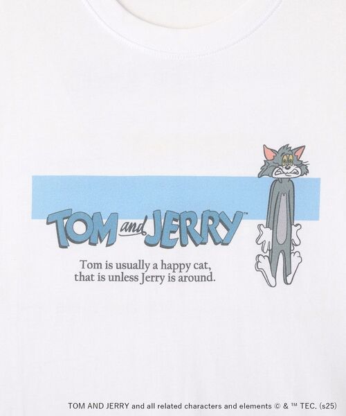Tom&Jerry(トムアンドジェリー)の「トム/T(Tシャツ/カットソー・レディース・ホワイト・FREE)」の3枚目の写真