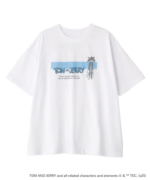 Tom&Jerry(トムアンドジェリー)の「トム/T(Tシャツ/カットソー・レディース・ホワイト・FREE)」の5枚目の写真