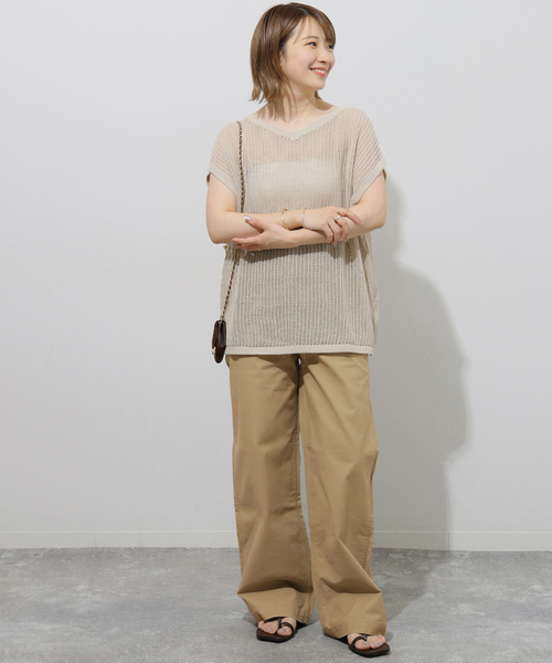 JOURNAL STANDARD relume(ジャーナルスタンダード レリューム)の「《追加2》ワイドベイカーパンツ(カーゴパンツ・レディース・カーキ/ブラック/ホワイト/ベージュ・40/38/36/34)」の16枚目の写真