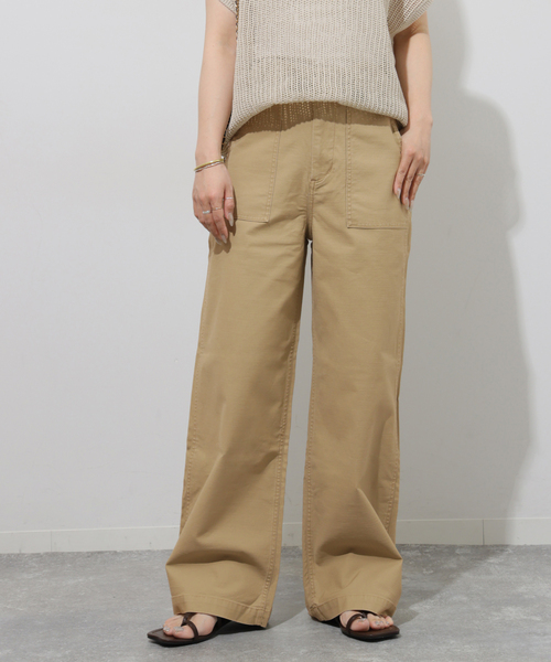 JOURNAL STANDARD relume(ジャーナルスタンダード レリューム)の「《追加2》ワイドベイカーパンツ(カーゴパンツ・レディース・カーキ/ブラック/ホワイト/ベージュ・40/38/36/34)」の19枚目の写真