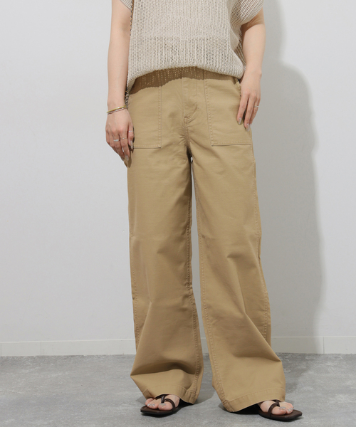 JOURNAL STANDARD relume(ジャーナルスタンダード レリューム)の「《追加2》ワイドベイカーパンツ(カーゴパンツ・レディース・カーキ/ブラック/ホワイト/ベージュ・40/38/36/34)」の20枚目の写真