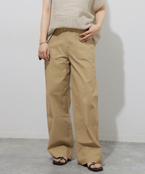 JOURNAL STANDARD relume(ジャーナルスタンダード レリューム)の「《追加2》ワイドベイカーパンツ(カーゴパンツ・レディース・カーキ/ブラック/ホワイト/ベージュ・40/38/36/34)」の21枚目の写真