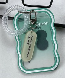 ｔｏｌｅｎｅ（トレネ）の「ゆるかわチャーム付き コイルストラップ付き ICカードケース カードホルダー パスケース（カードケース）」