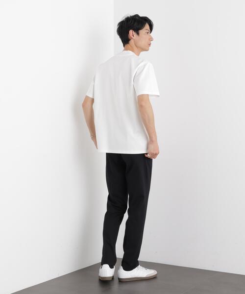 NANO universe(ナノユニバース)の「ジャケT(R)プレミアム Vネック 半袖(Tシャツ/カットソー・メンズ・ブラック/ホワイト/ライトグレー/モカ・S/M/L/XL)」の13枚目の写真