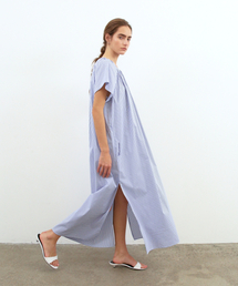 MUARMUS（ムアルムス）の「Charlotte Gingham Check Dress [Blue]（ワンピース）」