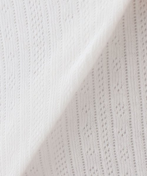 SLOBE IENA（スローブイエナ）の「ハリヌキレーシータンクトップ（タンクトップ・レディース・ホワイト/チャコールグレー・FREE）」の8枚目の写真