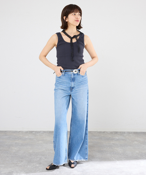 IENA(イエナ)の「PURE SUGAR/ピュア シュガー Debardeur MALAWI タンクトップ(タンクトップ・レディース・ブラック系その他/ホワイト/パープル・FREE)」の16枚目の写真
