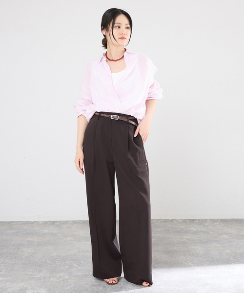 IENA(イエナ)の「PURE SUGAR/ピュア シュガー Debardeur MALAWI タンクトップ(タンクトップ・レディース・ブラック系その他/ホワイト/パープル・FREE)」の17枚目の写真