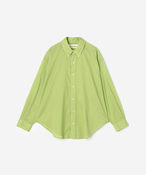 THE SHINZONE（ザ　シンゾーン）の「THE SHINZONE |〈別注〉SHEER DADDY SHIRT WOMEN（シャツ/ブラウス・レディース・ピンク/ブラウン/ブルー系その他/グリーン系その他・P）」の2枚目の写真