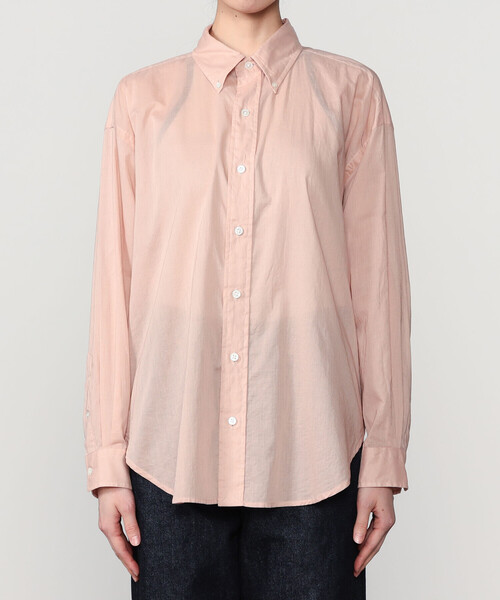 THE SHINZONE（ザ　シンゾーン）の「THE SHINZONE |〈別注〉SHEER DADDY SHIRT WOMEN（シャツ/ブラウス・レディース・ピンク/ブラウン/ブルー系その他/グリーン系その他・P）」の11枚目の写真