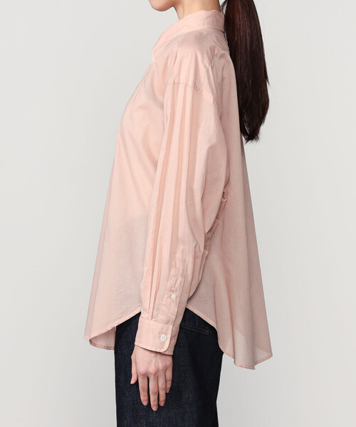 THE SHINZONE（ザ　シンゾーン）の「THE SHINZONE |〈別注〉SHEER DADDY SHIRT WOMEN（シャツ/ブラウス・レディース・ピンク/ブラウン/ブルー系その他/グリーン系その他・P）」の12枚目の写真