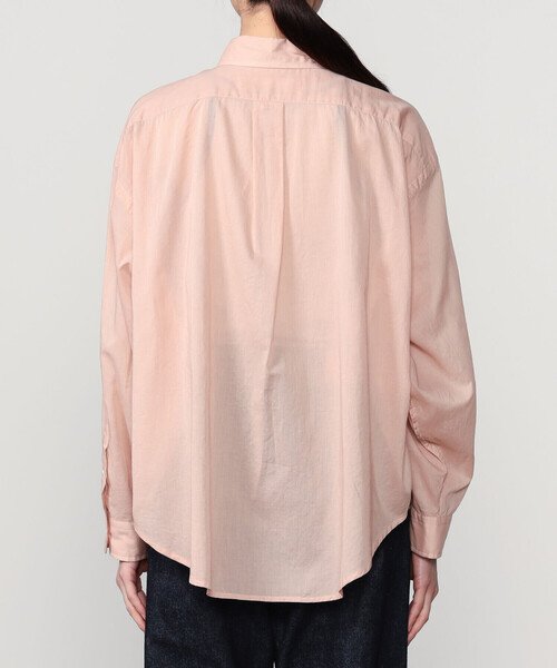 THE SHINZONE（ザ　シンゾーン）の「THE SHINZONE |〈別注〉SHEER DADDY SHIRT WOMEN（シャツ/ブラウス・レディース・ピンク/ブラウン/ブルー系その他/グリーン系その他・P）」の13枚目の写真