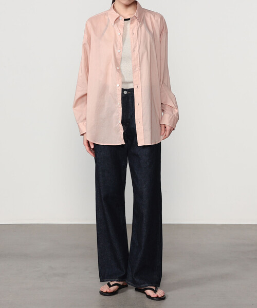 THE SHINZONE（ザ　シンゾーン）の「THE SHINZONE |〈別注〉SHEER DADDY SHIRT WOMEN（シャツ/ブラウス・レディース・ピンク/ブラウン/ブルー系その他/グリーン系その他・P）」の15枚目の写真