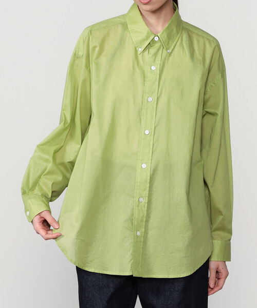 THE SHINZONE（ザ　シンゾーン）の「THE SHINZONE |〈別注〉SHEER DADDY SHIRT WOMEN（シャツ/ブラウス・レディース・ピンク/ブラウン/ブルー系その他/グリーン系その他・P）」の17枚目の写真