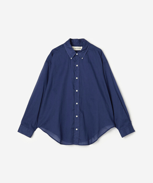 *Cotton Sheer Wash シャツ　ネイビー THE SHINZONE |〈別注〉SHEER DADDY SHIRT WOMEN（シャツ/ブラウス