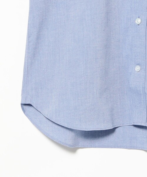 BEAMS F（ビームスエフ）の「COOLMAX(R) シャンブレー ショートスリーブ ボタンダウンシャツ（シャツ/ブラウス・メンズ・ブルー・SMALL/MEDIUM/X-LARGE/LARGE）」の4枚目の写真