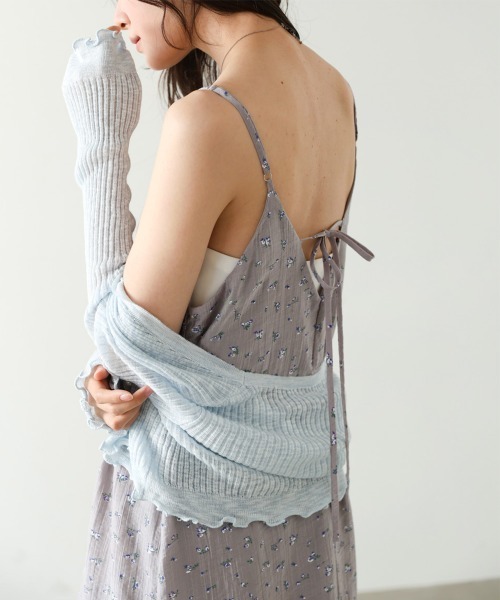 Bab(バブ)の「【サイズ展開あり】リトルフラワーレースキャミソールワンピース(ワンピース・レディース・アイボリー/ブラック/ライトグレー・M/S)」の19枚目の写真