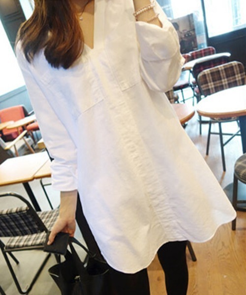 SallyLunn(サリーラン)の「ベーシックスキッパーチュニック(その他トップス・レディース・ホワイト・MEDIUM/LARGE)」の3枚目の写真