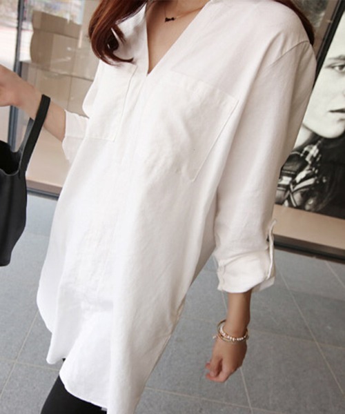 SallyLunn(サリーラン)の「ベーシックスキッパーチュニック(その他トップス・レディース・ホワイト・MEDIUM/LARGE)」の6枚目の写真