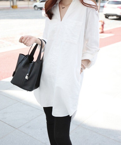 SallyLunn(サリーラン)の「ベーシックスキッパーチュニック(その他トップス・レディース・ホワイト・MEDIUM/LARGE)」の9枚目の写真