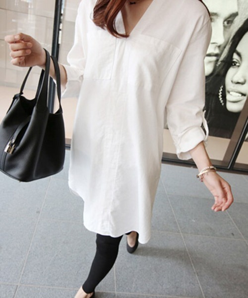 SallyLunn(サリーラン)の「ベーシックスキッパーチュニック(その他トップス・レディース・ホワイト・MEDIUM/LARGE)」の10枚目の写真