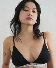 RAWMANTICS（ローマンティクス）の「アウトバンドプレミアムコットンスパンRawスキンブラレットブラック（ブラジャー）」