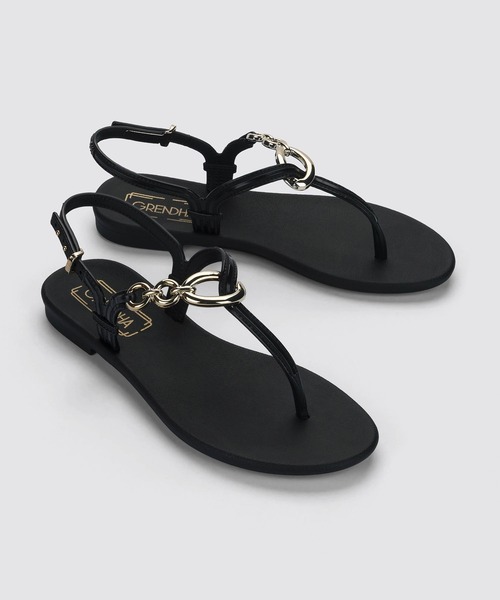 IPANEMA(イパネマ)の「Ipanema / “ESTILO” サンダル(サンダル・レディース・ベージュ/ブラック・38/37/36/35)」の1枚目の写真