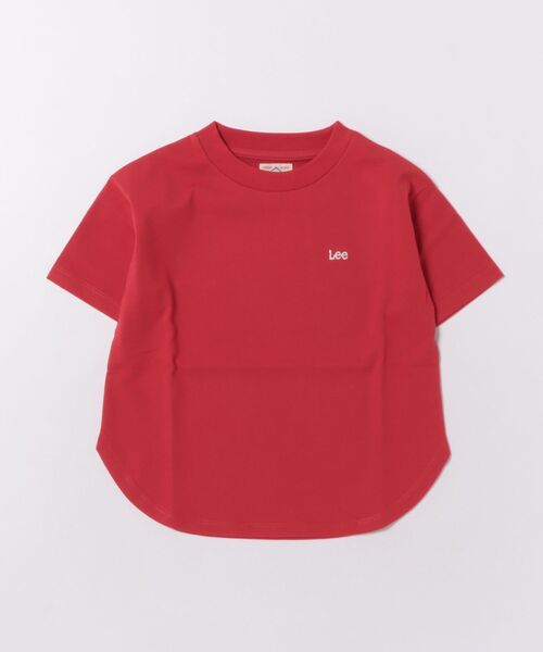 Lee(リー)の「【110-150cm】ラウンドヘムバックプリントTシャツ(Tシャツ/カットソー・キッズ・ブルー/レッド/ホワイト・110/120/130/140/150)」の3枚目の写真