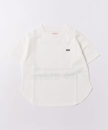 Lee（リー）の「【110-150cm】ラウンドヘムバックプリントTシャツ（Tシャツ/カットソー）」