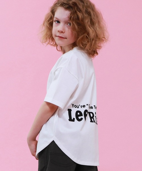 Lee(リー)の「Lee/リー【110-150cm】ラウンドヘムバックプリントTシャツ(Tシャツ/カットソー・キッズ・ブルー/レッド/ホワイト・110/120/130/140/150)」の2枚目の写真