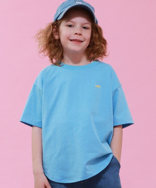 Lee(リー)の「Lee/リー【110-150cm】ラウンドヘムバックプリントTシャツ(Tシャツ/カットソー・キッズ・ブルー/レッド/ホワイト・110/120/130/140/150)」の13枚目の写真