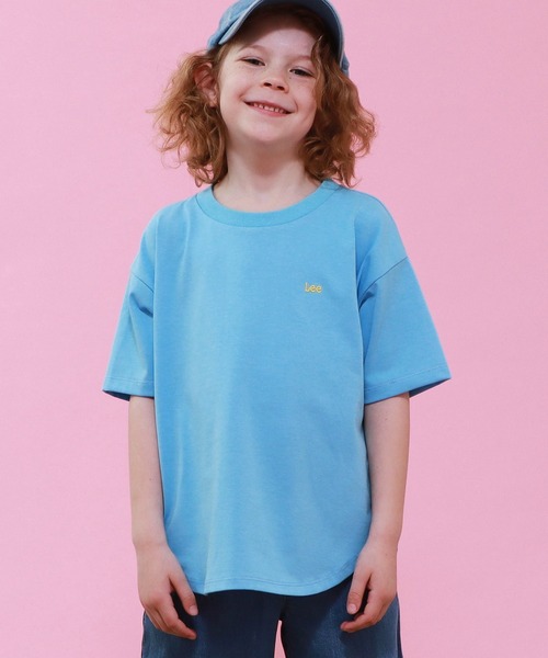 Lee(リー)の「Lee/リー【110-150cm】ラウンドヘムバックプリントTシャツ(Tシャツ/カットソー・キッズ・ブルー/レッド/ホワイト・110/120/130/140/150)」の14枚目の写真