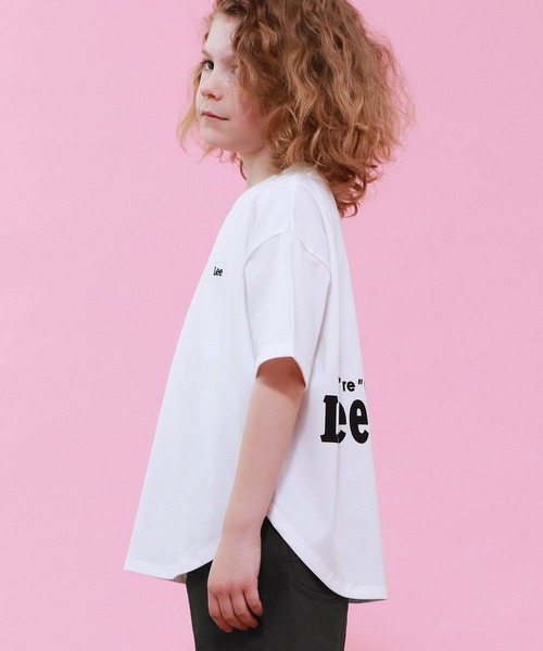 Lee(リー)の「Lee/リー【110-150cm】ラウンドヘムバックプリントTシャツ(Tシャツ/カットソー・キッズ・ブルー/レッド/ホワイト・110/120/130/140/150)」の19枚目の写真