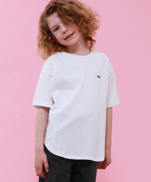 Lee(リー)の「Lee/リー【110-150cm】ラウンドヘムバックプリントTシャツ(Tシャツ/カットソー・キッズ・ブルー/レッド/ホワイト・110/120/130/140/150)」の22枚目の写真