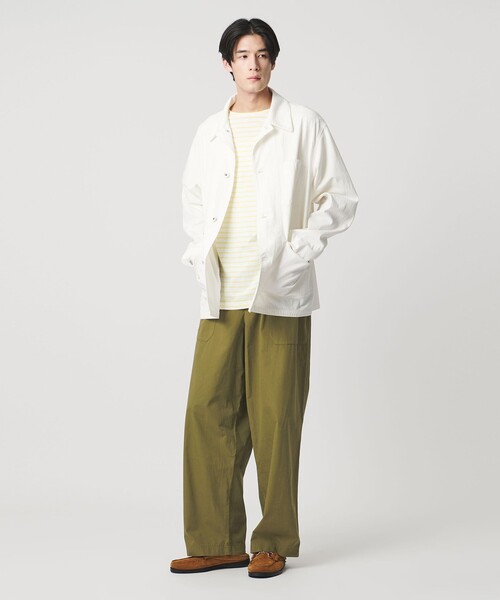 CELLAR DOOR(セラドール)の「<Cellar Door>VENICE/ベイカー パンツ(その他パンツ・メンズ・オリーブ/オフホワイト・S/M)」の7枚目の写真