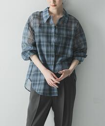 URBAN RESEARCH | シアーチェックオーバーシャツ(シャツ/ブラウス)