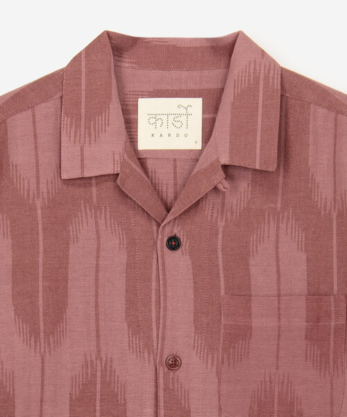 Bshop(ビショップ)の「KARDO | RONEN 半袖オープンカラーシャツ MEN(シャツ/ブラウス・メンズ・レッド系その他・L/M)」の10枚目の写真