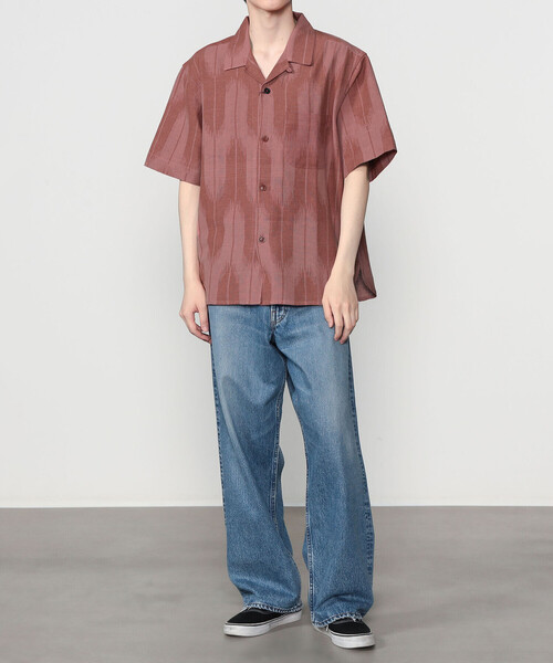 Bshop(ビショップ)の「KARDO | RONEN 半袖オープンカラーシャツ MEN(シャツ/ブラウス・メンズ・レッド系その他・L/M)」の2枚目の写真