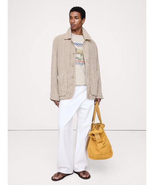 Banana Republic(バナナリパブリック)の「Archive Reissue グラフィック Tシャツ(Tシャツ/カットソー・メンズ・ナチュラル/オリーブ・S/M/L/XL/XS)」の5枚目の写真