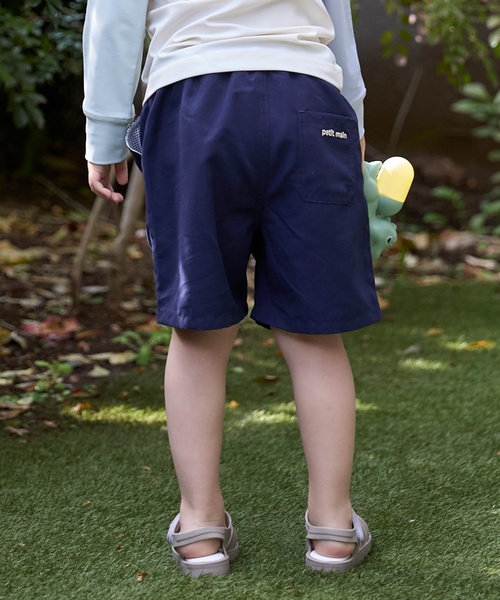 petit main(プティマイン)の「【SWIM】刺しゅうスイムパンツ(水着・キッズ・エメラルド/ネイビー・90cm/100cm/110cm/120cm/130cm)」の4枚目の写真