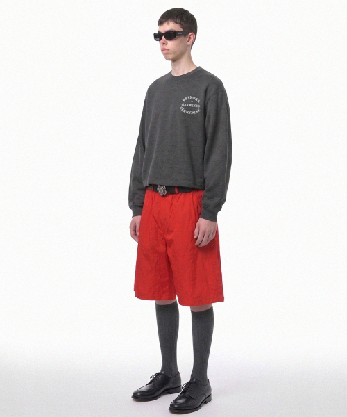 PRINOAR(プリノア)の「ガーメンツセミクロップ長袖Tシャツ - チャコール(Tシャツ/カットソー・レディース・チャコール・SMALL/MEDIUM/LARGE)」の6枚目の写真